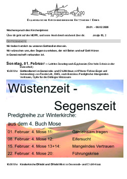 Kirchliche Nachricht